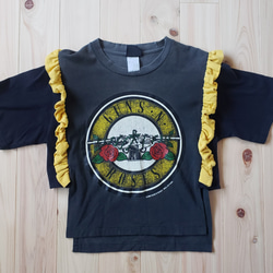 オーダーリメイク　Tシャツ　ドットフリル 楽天市場】フリルTシャツ / CUBE SUGAR 天竺 ピグメント染め
