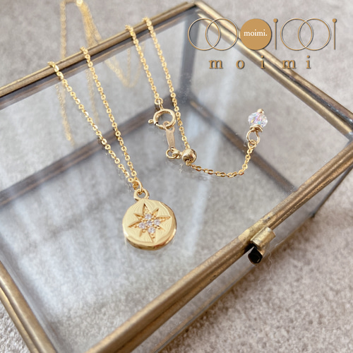 星 コイン ネックレス /14kgf変更可 ネックレス・ペンダント