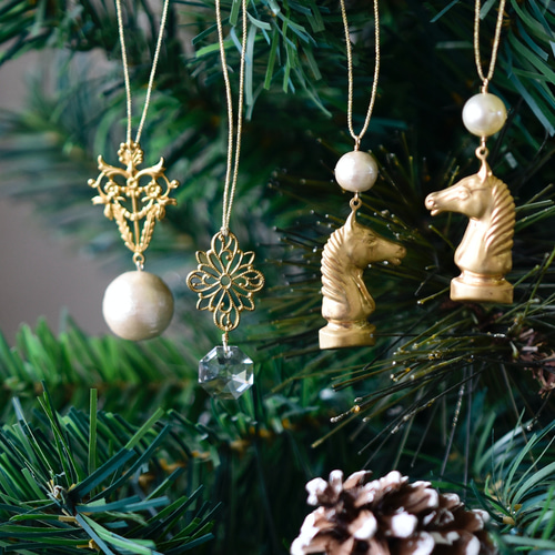 大人のクリスマスオーナメント】ヴィンテージな真鍮 ①