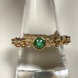 『 Aqua greenish ( blessing ) 』Ring by K14GF 3枚目の画像