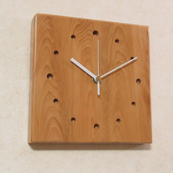 縁起の良い木《いちい（一位）》天然木　木製時計21（掛け時計） 7枚目の画像