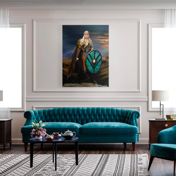 【オーダーメイド】写真からカスタムロイヤルキング天皇皇帝油絵スタイルの肖像画一点物 似顔絵 イラスト彼氏夫の贈り物誕生日                                     彼または彼女へのユニークなカスタムギフトを B1558972562(11830円)