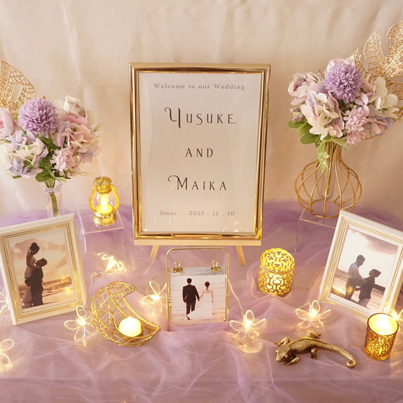 ウェルカムスペースセット＊ラプンツェル風 ウェルカムボード