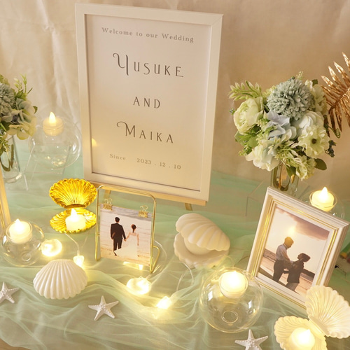 ウェルカムスペースセット＊アリエル風 ウェルカムボード different