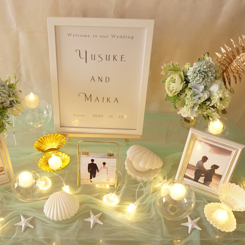 ウェルカムスペースセット＊アリエル風 ウェルカムボード different