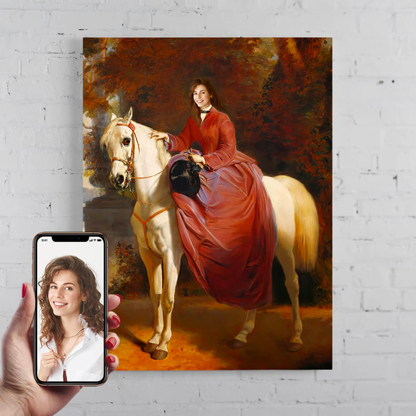 【オーダーメイド】写真からカスタムロイヤルキング天皇皇帝油絵スタイルの肖像画一点物 似顔絵 イラスト彼氏夫の贈り物誕生日 U1547799076(11830円)