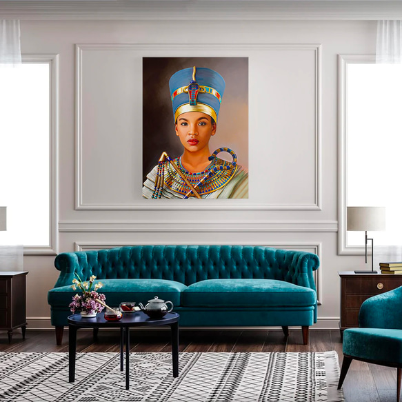 【オーダーメイド】写真からカスタムロイヤルキング天皇皇帝油絵スタイルの肖像画一点物 似顔絵 イラスト彼氏夫の贈り物誕生日 100%