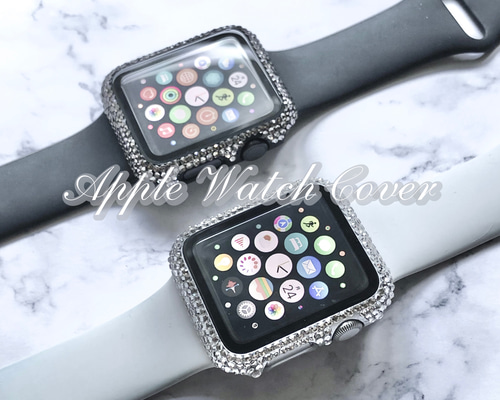 大人気♡】Apple Watch カバー ♡ プレシオサ キラキラ デコ 腕時計