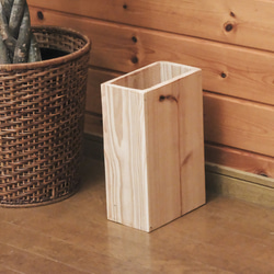 木製ミニゴミ箱４L 2枚目の画像