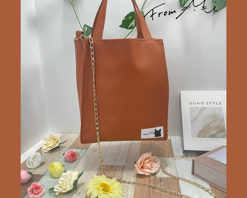 2way仕様】スクエアハンドバッグ ハンドバッグ from Mi 通販 16440185