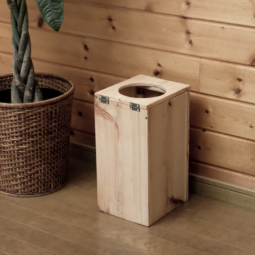 アンティーク 猫脚 木製ダストボックス ゴミ箱 - メルカリ