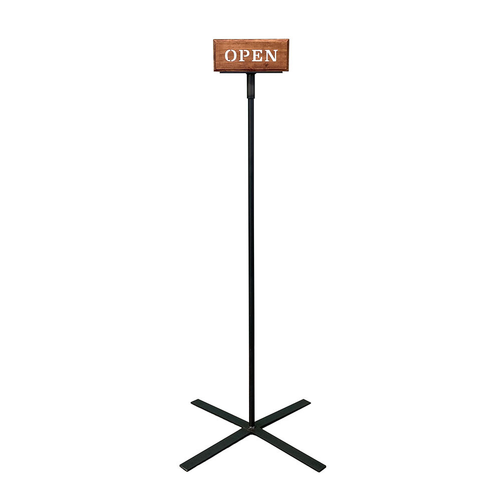 アイアン×ウッドのスタンドサイン③・回転式オープンクローズ・営業案内 10,260円