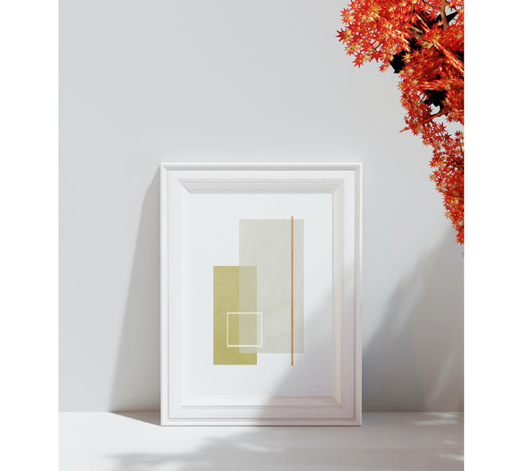 北欧　ポスター　額付き　抽象画　アクタス アートポスター インテリアアート 北欧 抽象画 ポスター