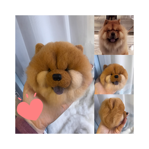 オーダーメイド】うちの子 犬猫リアルタッチ羊毛フェルトチャーム
