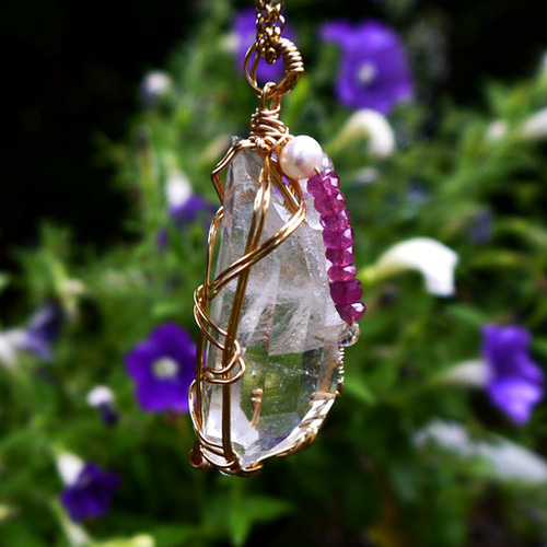 高品質 タンザニアマスタークォーツ （ モンドクォーツ ）ペンダント 