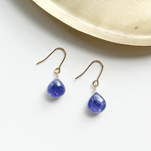 No.1192 ターコイズ マロンカット ピアス イヤリング チャーム kgf No