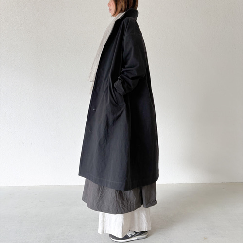 manon fripes バルマカーンコート コットンポプリン バルマカーンコート コート fabric-okinawa 通販