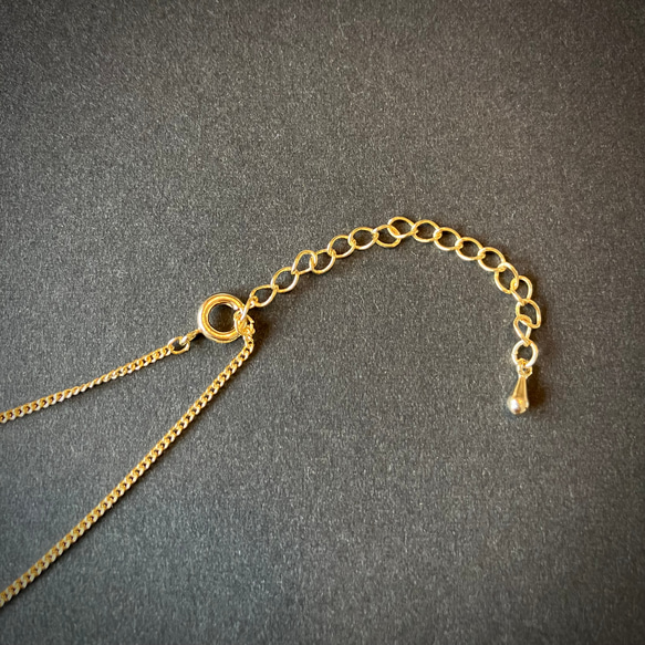 【真鍮】コモンマーモセットのネックレス 3枚目の画像
