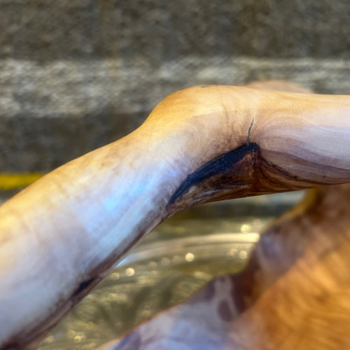 超特大オリーブの木バスケット芸術品永遠の約束特大 約37cm