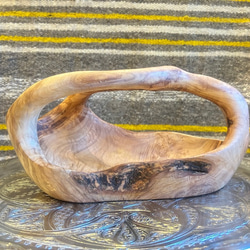 超特大オリーブの木バスケット芸術品永遠の約束特大 約37cm