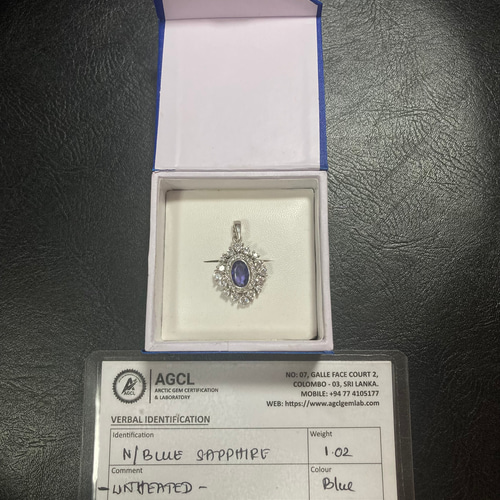 一点物・オーダーメイド】ブルーサファイアネックレス（鑑定書付き）