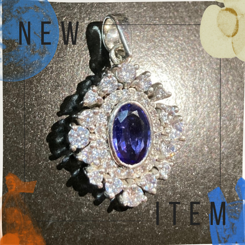 天然ビビッドブルーサファイア 1.02ct 一点物ペンダント 非加熱