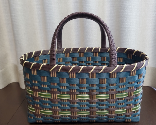 新品•未使用品☆湯布院クラフト かごバッグ かごバッグ 新品•未使用品☆湯布院クラフト