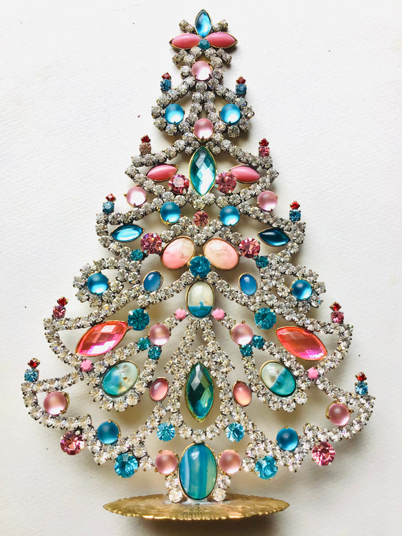 特大33cm◇ チェコ ヴィンテージクリスマスツリー◇刻印あり