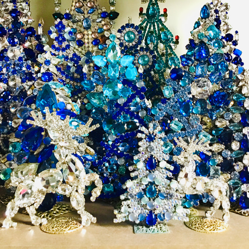 チェコガラス ビンテージ クリスマスツリー ヴィンテージ チェコ