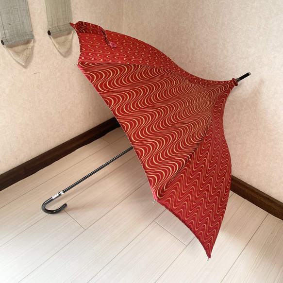 雨ゴートから作った晴雨兼用パゴダ日傘 陽炎 傘・日傘 Lotus*Musashi
