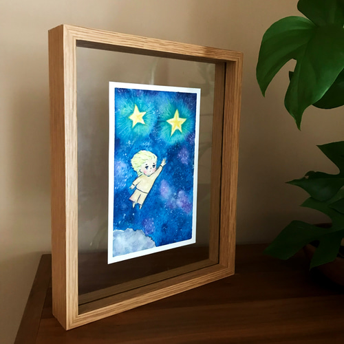 空も飛べるはず 【原画】水彩画・色鉛筆画 ☆Open記念セール50