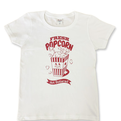 FRESH POPCORN 　アダルトサイズ（ウーマン）レディースTシャツ 4枚目の画像