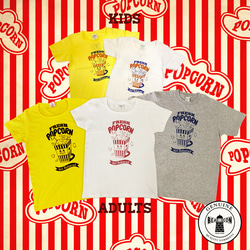 FRESH POPCORN 　アダルトサイズ（ウーマン）レディースTシャツ 6枚目の画像