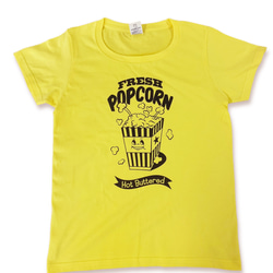 FRESH POPCORN 　アダルトサイズ（ウーマン）レディースTシャツ 2枚目の画像