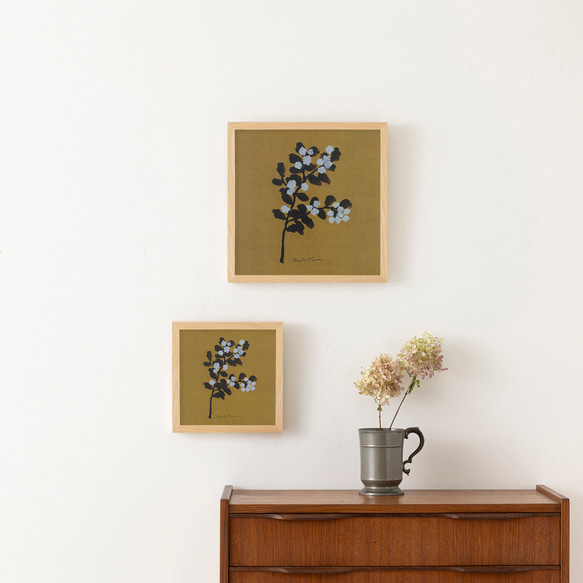 アートポスター20　mimosa/brown（ミモザ/ブラウン） 5枚目の画像