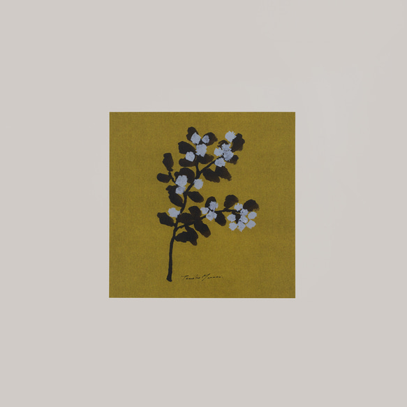 アートポスター20　mimosa/brown（ミモザ/ブラウン） 1枚目の画像