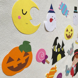 約85×70㎝　ハロウィンの壁面-トリックオアトリート！- 5枚目の画像