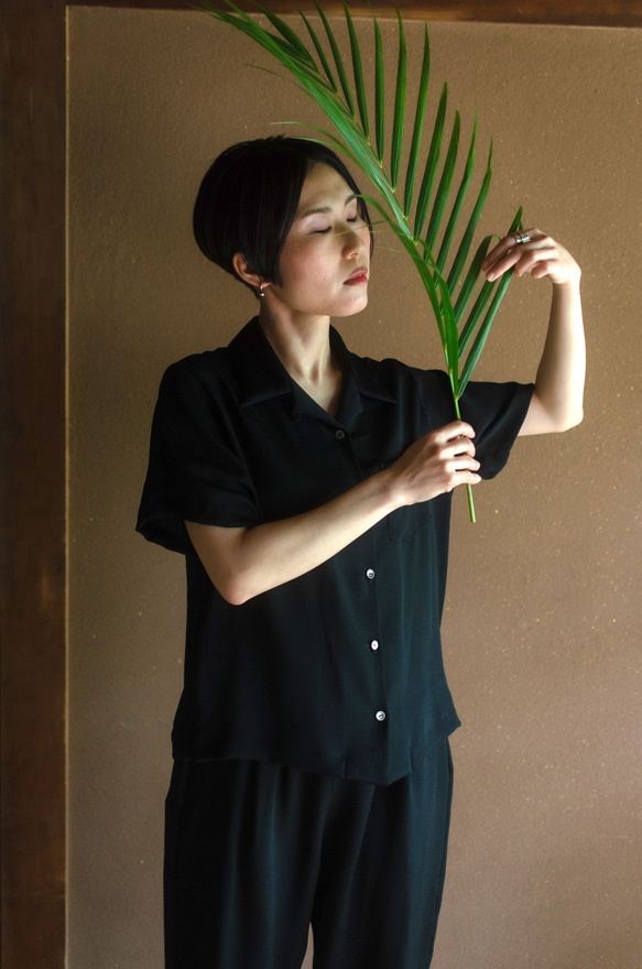 キモノアロハシャツ　Kimono Aloha shirt　※お手持ちのお着物でお仕立てします 1枚目の画像