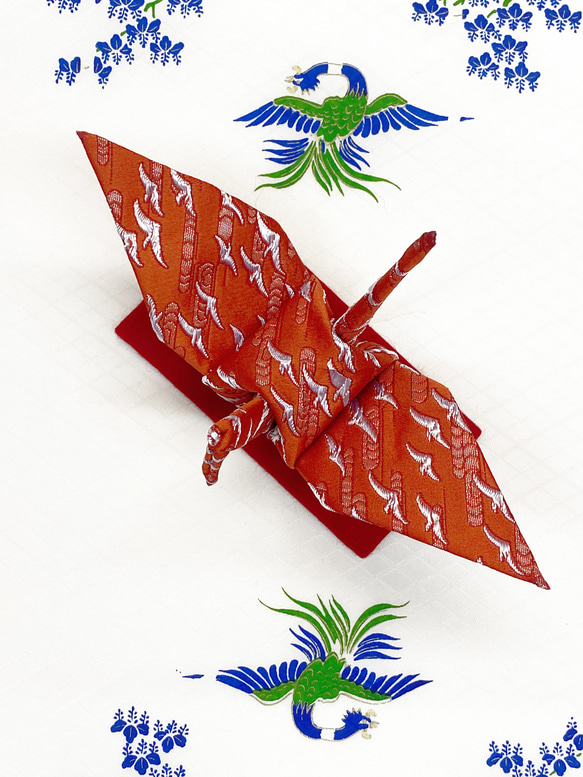 蒼衣　折り鶴15×15cm 蒼衣 折り鶴15×15cm 五頭鶴の折り方 - YouTube