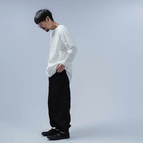 wafu】リネンパンツ 動きやすさ全開！快適との両立を目指すもの