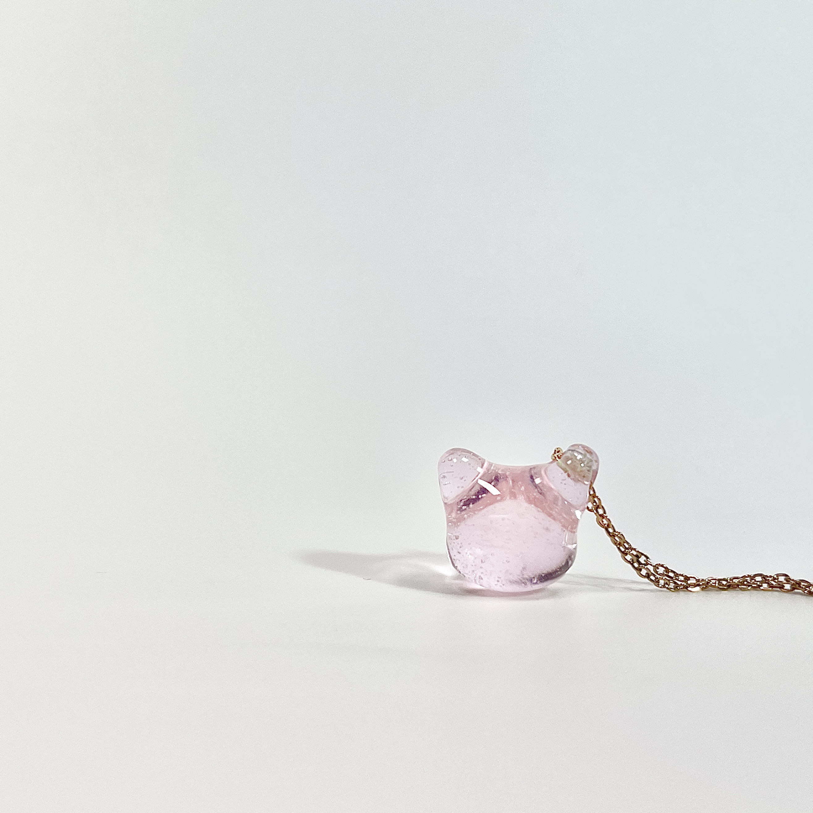 ＊ コロねこ ネックレス ＊ ピンク