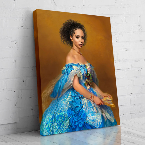 【オーダーメイド】写真からカスタムロイヤルキング天皇皇帝油絵スタイルの肖像画一点物 似顔絵 イラスト彼氏夫の贈り物誕生日 100%