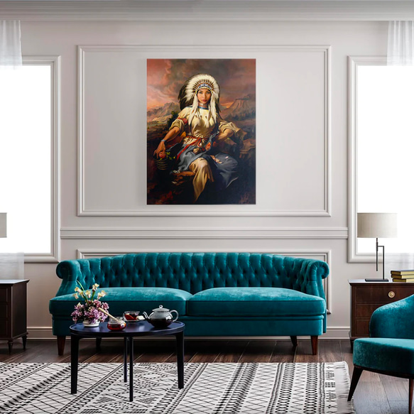 【オーダーメイド】写真からカスタムロイヤルキング天皇皇帝油絵スタイルの肖像画一点物 似顔絵 イラスト彼氏夫の贈り物誕生日 100%