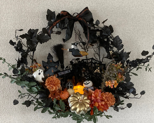 ハロウィンリース❣️あじさい‼️4点セット ハロウィンリース❣️あじさい‼️4点セット 楽天市場