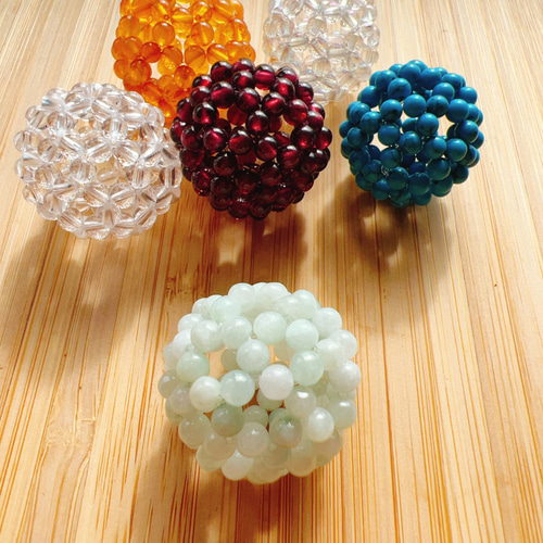 宇宙龍 フラーレン/翡翠3mm球/吊り下げ可/浄化 その他インテリア雑貨