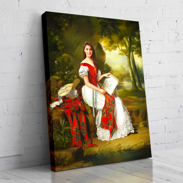 【オーダーメイド】写真からカスタムロイヤルキング天皇皇帝油絵スタイルの肖像画一点物 似顔絵 イラスト彼氏夫の贈り物誕生日 100%