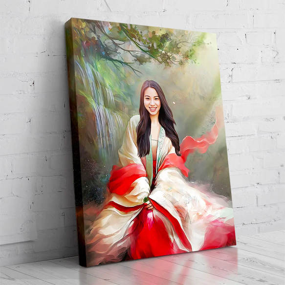 【オーダーメイド】写真からカスタムロイヤルキング天皇皇帝油絵スタイルの肖像画一点物 似顔絵 イラスト彼氏夫の贈り物誕生日 100%