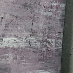 ひろ・あおき　作　「盤031」　アクリル/木製パネル　S3　27.3x27.3cm　抽象絵画　現代アート　スクエア 15枚目の画像