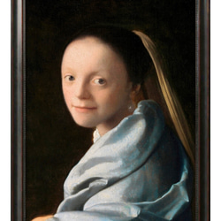 0159 ポスター 絵画 A3サイズ『ヨハネス・フェルメール 少女』アート