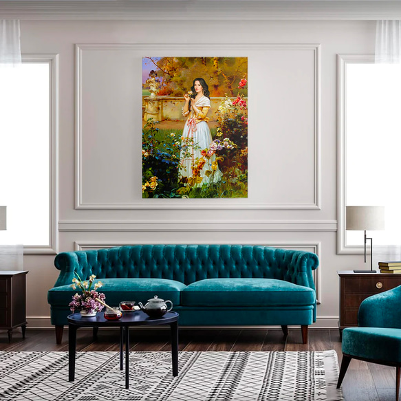 【オーダーメイド】写真からカスタムロイヤルキング天皇皇帝油絵スタイルの肖像画一点物 似顔絵 イラスト彼氏夫の贈り物誕生日 100%